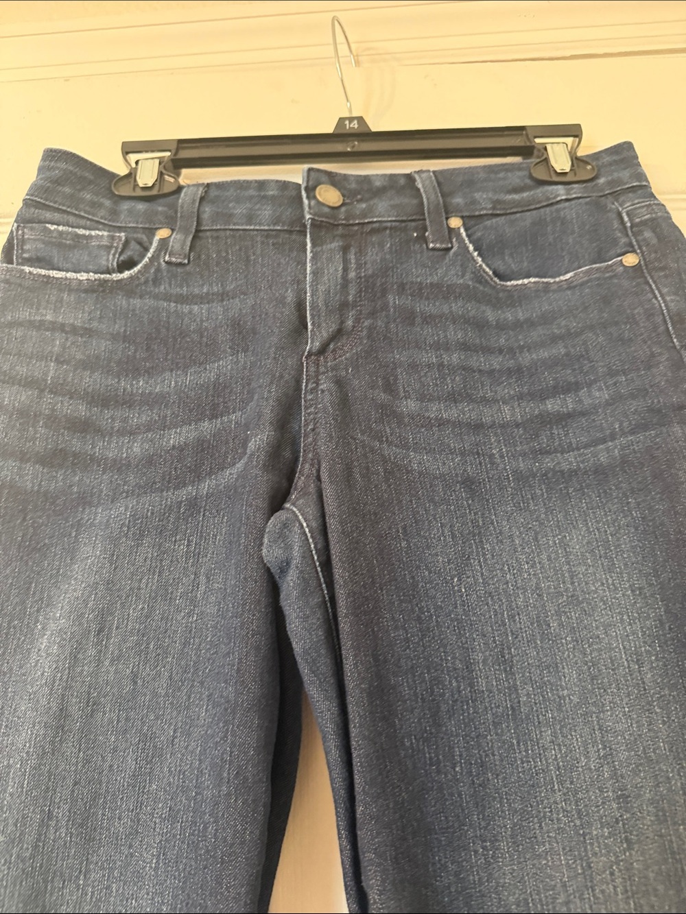 PAIGE Kylie Crop Jeans - Size 29 - Dark Wash Denim - Picture 4 of 9